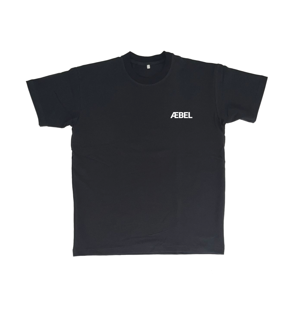 Æbel T-shirt Black Logo Original