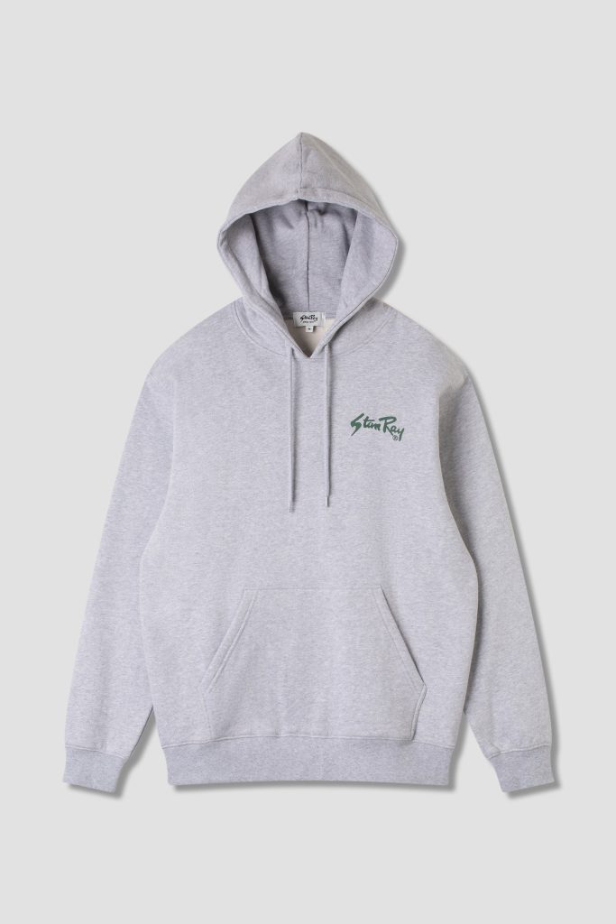 STAN RAY OG HOODIE GREY MARL GREEN