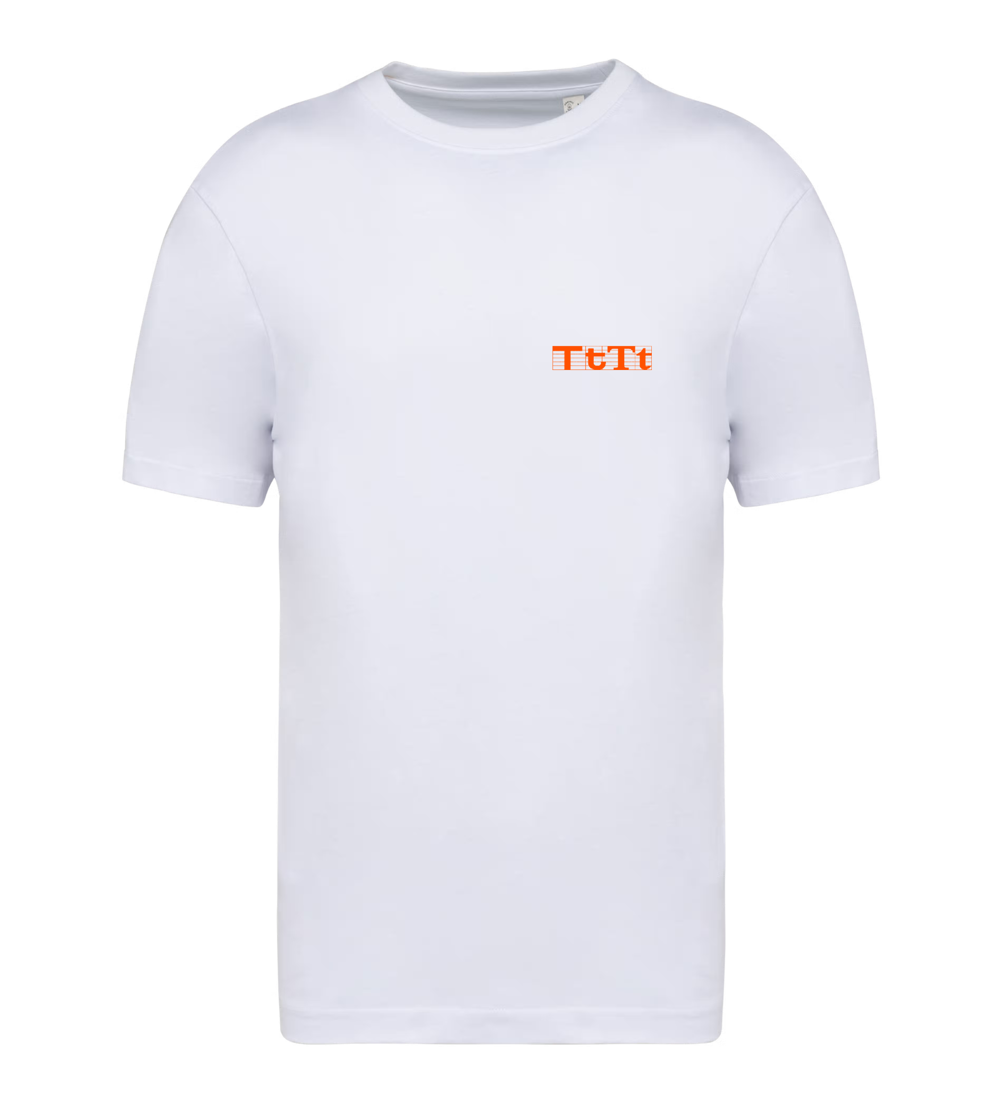 ttt unlimited T-shirt White Chest Logo Red