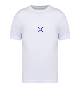 ttt unlimited T-shirt White Mid Chest Blue