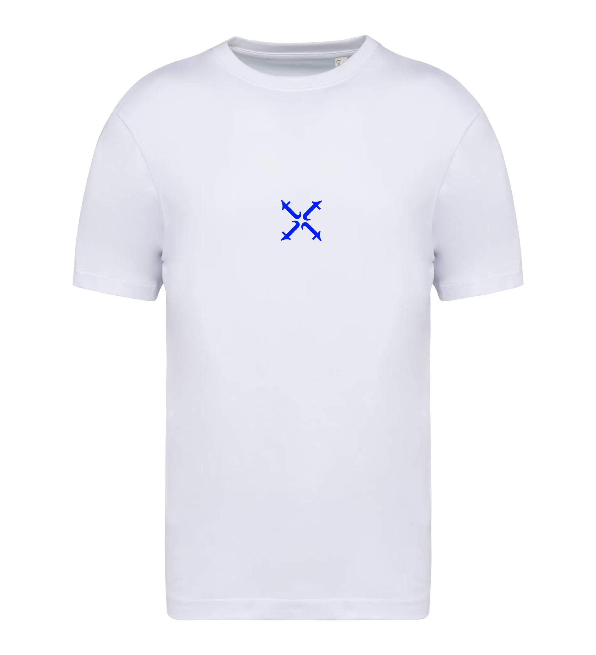 ttt unlimited T-shirt White Mid Chest Blue