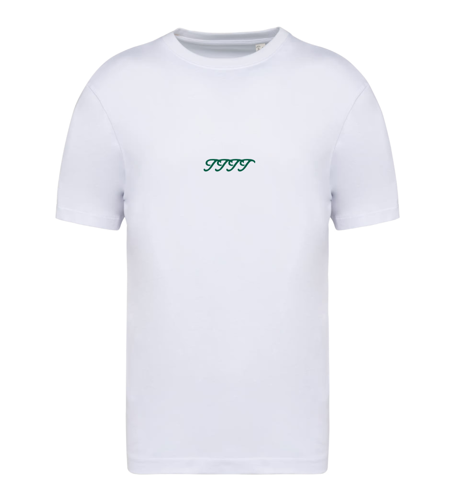 ttt unlimited T-shirt White Mid Chest Green