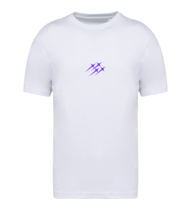 ttt unlimited T-shirt White Mid Chest Purple