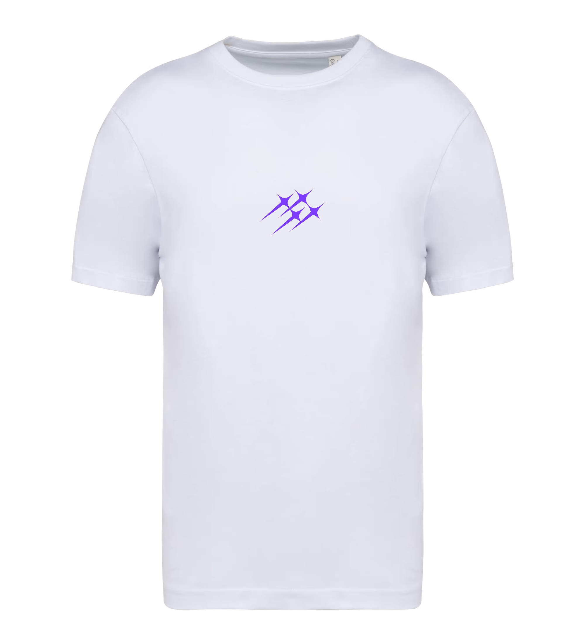 ttt unlimited T-shirt White Mid Chest Purple