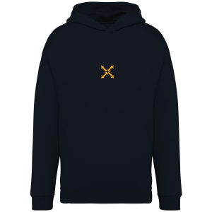 tttt unlimited Hoodie Black Mid Chest Yellow