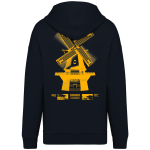 tttt unlimited Hoodie Black Windmill Yellow