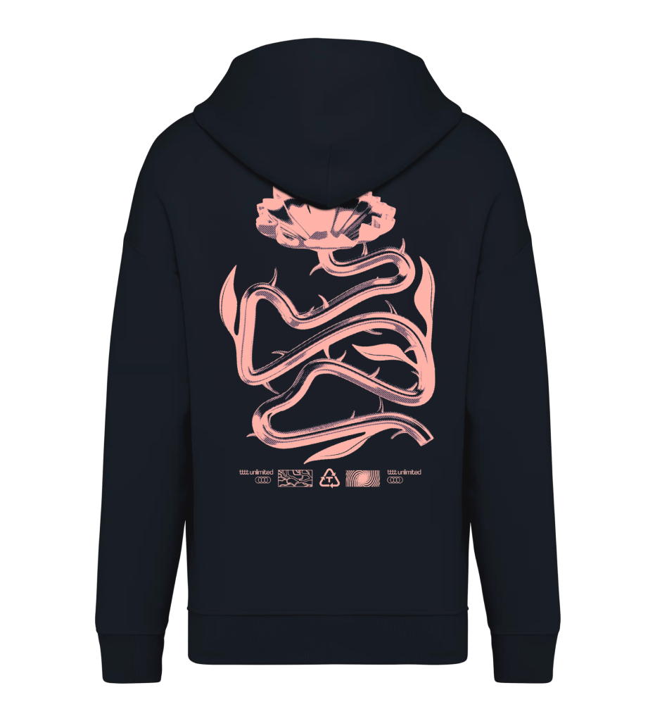 tttt unlimited Hoodie Flower Pink