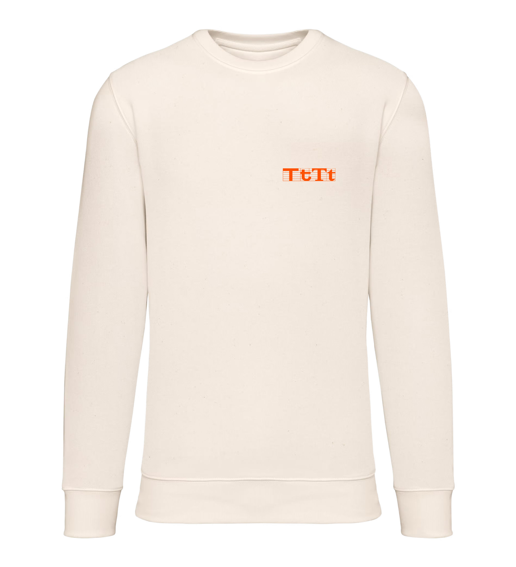 tttt unlimited Sweater Off-White Chest Red