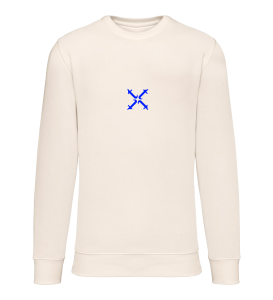 tttt unlimited Sweater Off-White Mid Chest Blue