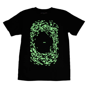 Atlantic Drift Fish Glow Tech T-shirt (Black)