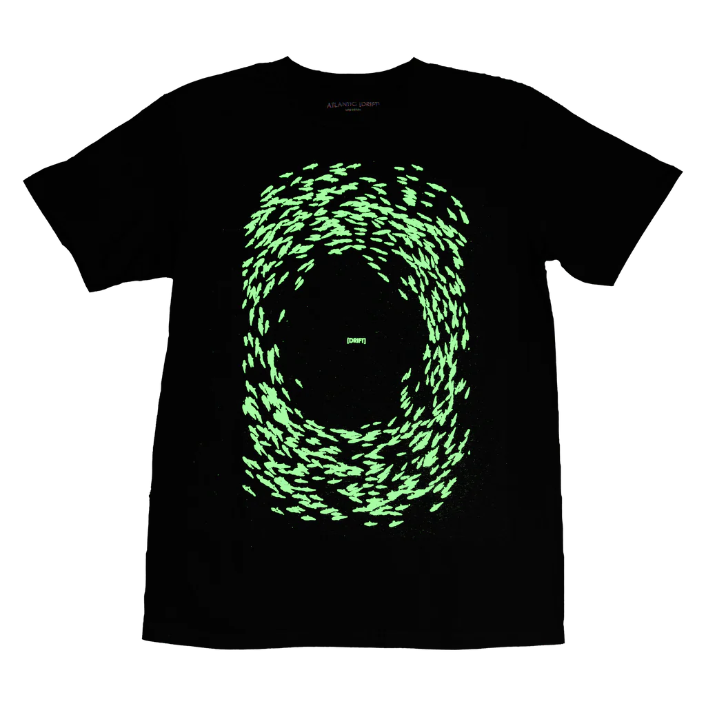 Atlantic Drift Fish Glow Tech T-shirt (Black)