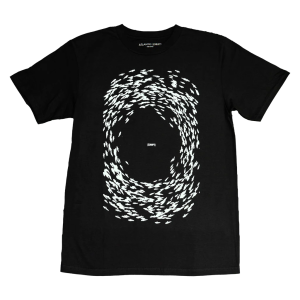 Atlantic Drift Fish Glow Tech T-shirt (Black)