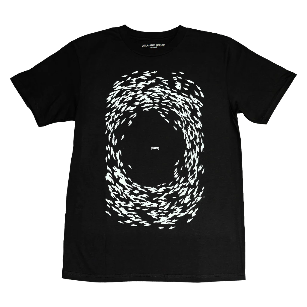 Atlantic Drift Fish Glow Tech T-shirt (Black)