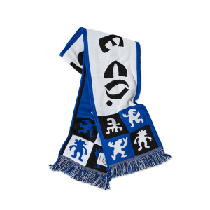 Football Scarf | Checkers - Blue