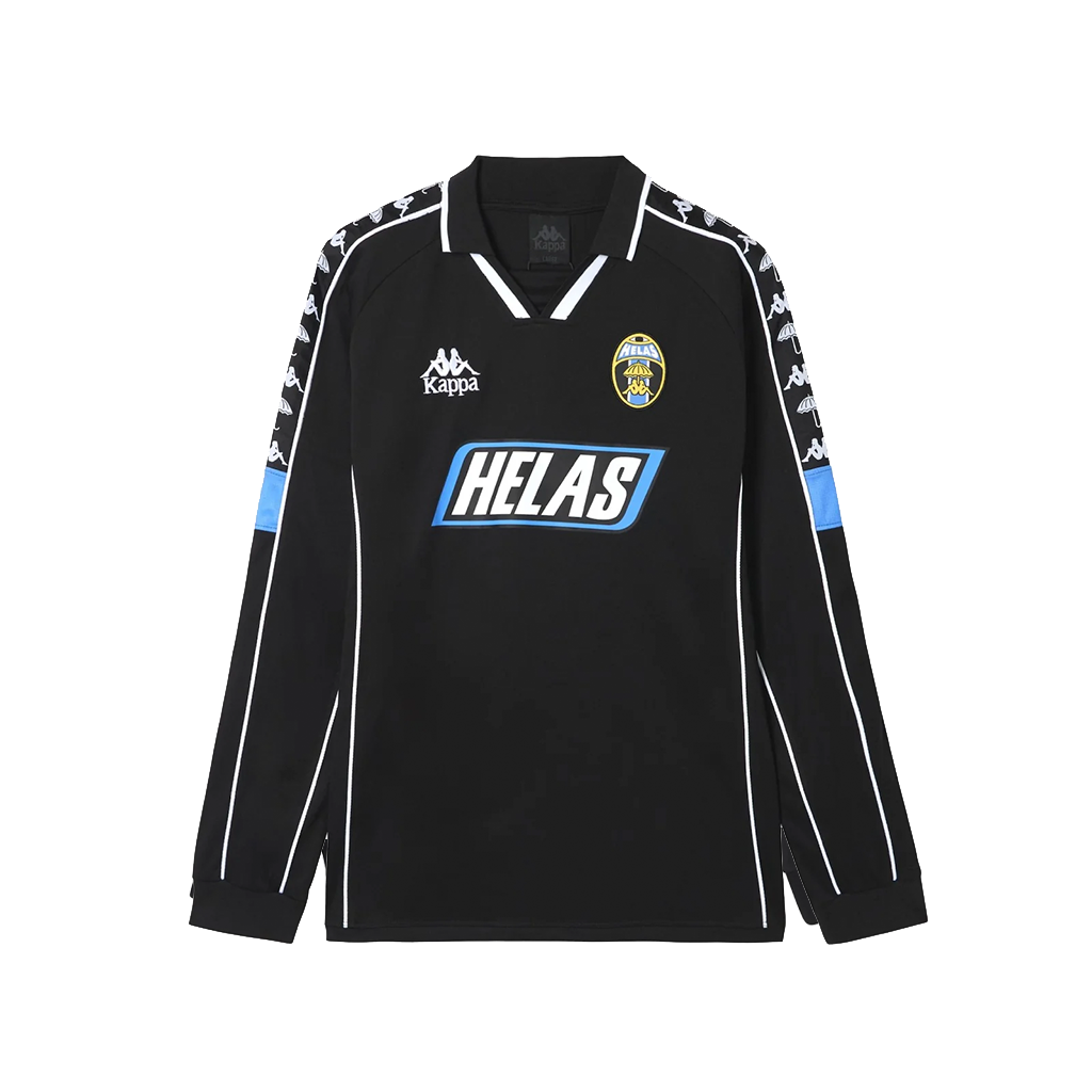 KAPPA X HELAS LS POLO BLACK