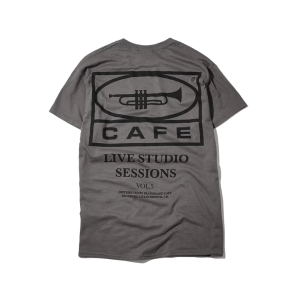 Cafe T-Shirt Charcoal / Black