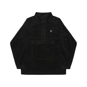 HÉLAS CLASSIC CORDUROY QUARTER ZIP JACKET BLACK