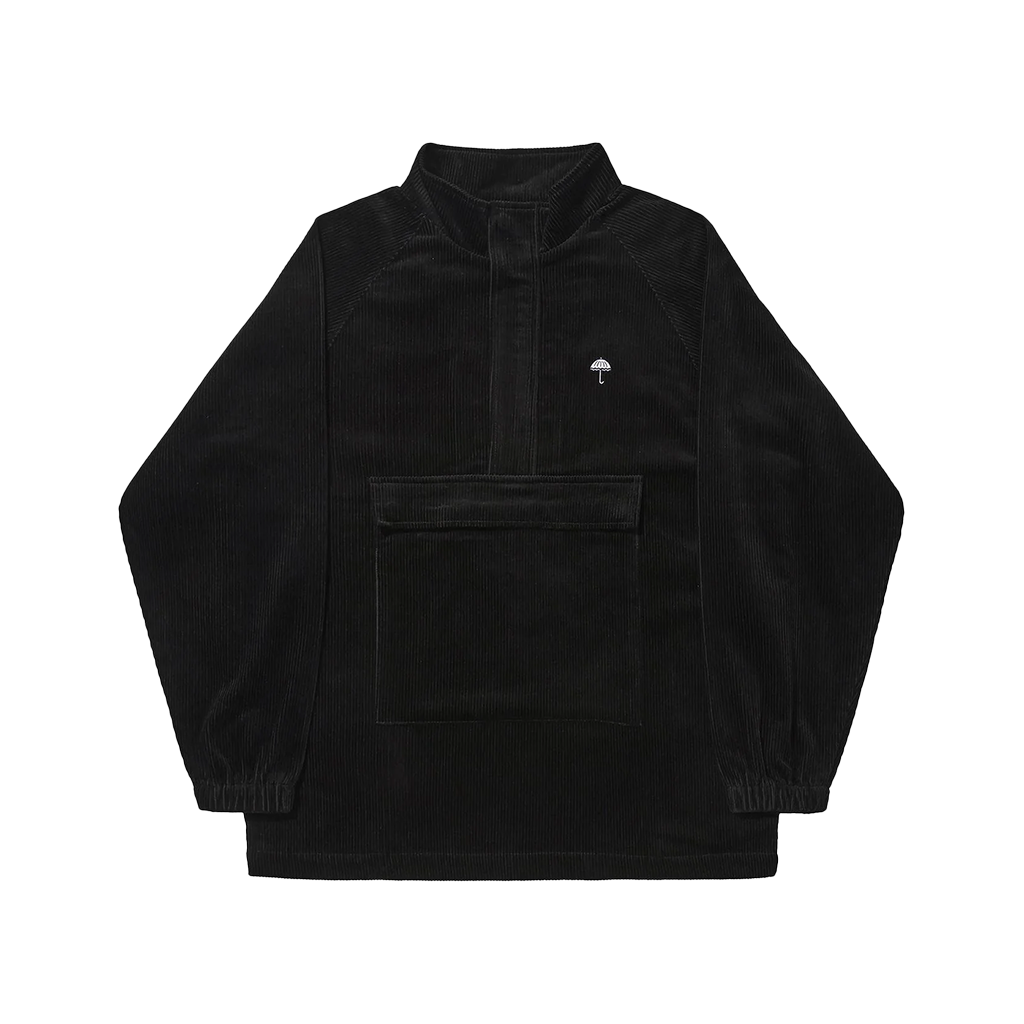 HÉLAS CLASSIC CORDUROY QUARTER ZIP JACKET BLACK