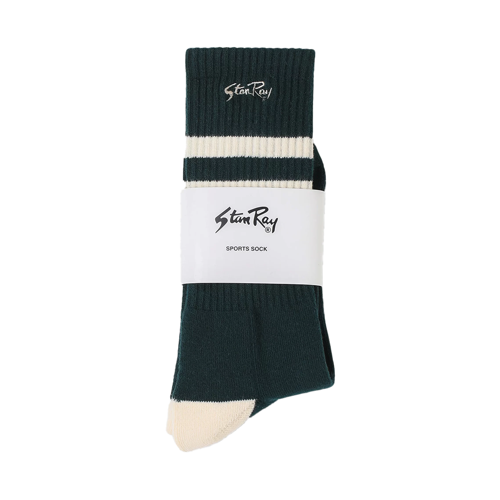 Stan Ray Sports Sock Botanical Green / Natural
