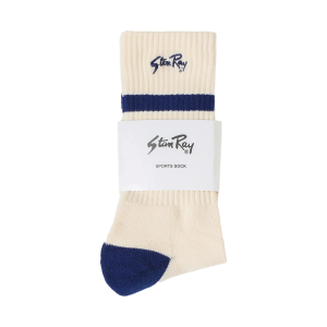 Stan Ray Sports Sock Natural / Navy