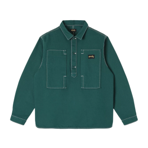 Stan Ray Painters Pop Over Shirt Botanical Green Bedford