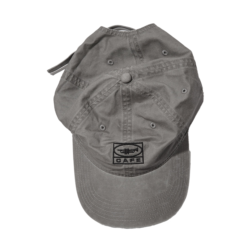 CAFE WASHED BLACK CAP