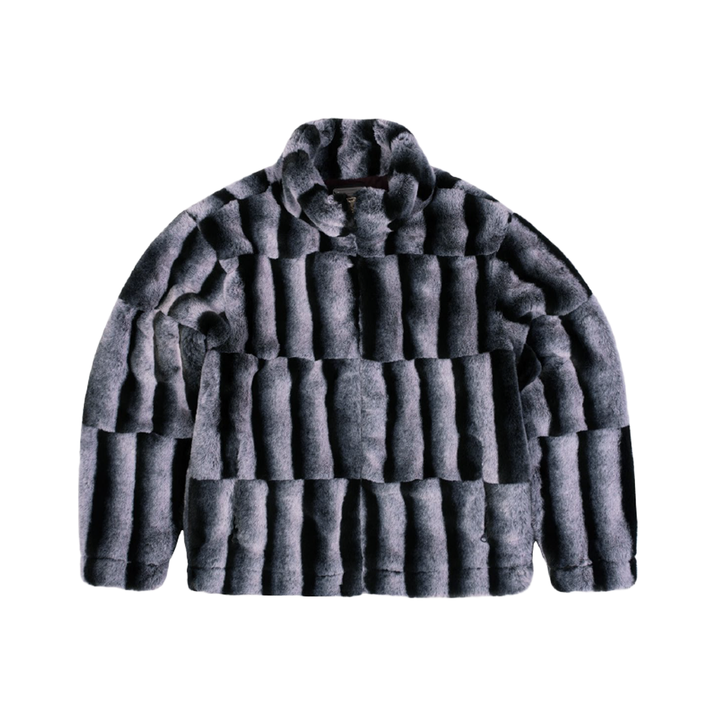 FACKUPCLOTHES FUR JACKET BLACK