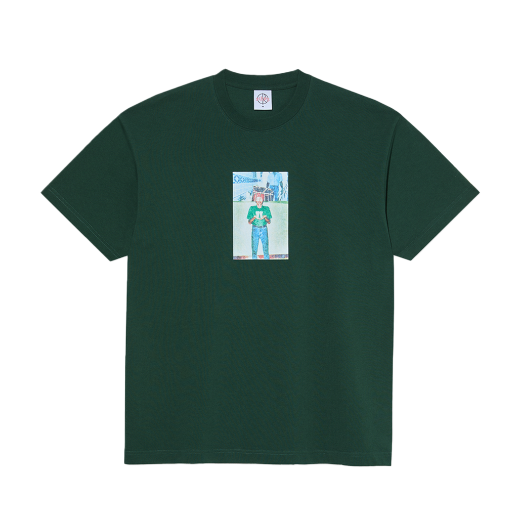 POLAR TEE JEANS TEETH DARK GREEN