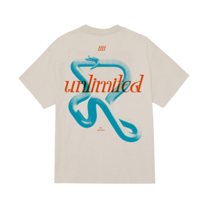 TTTT UNLIMITED SNAKE T-SHIRT OFF WHITE