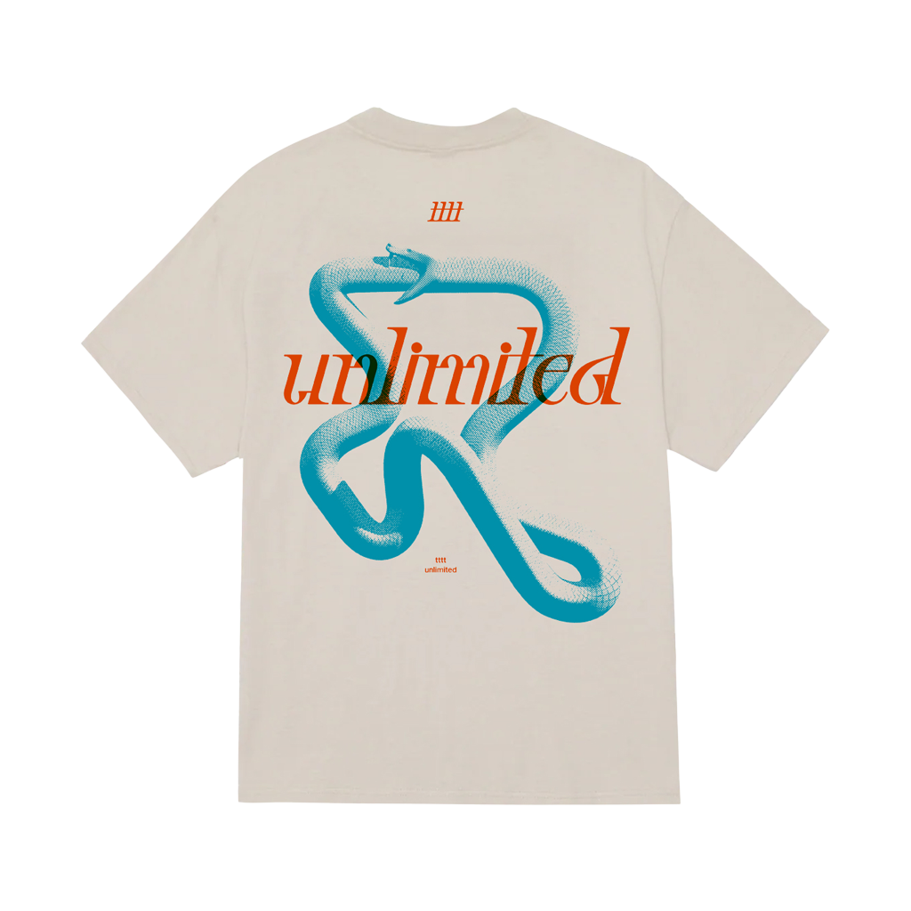 TTTT UNLIMITED SNAKE T-SHIRT OFF WHITE