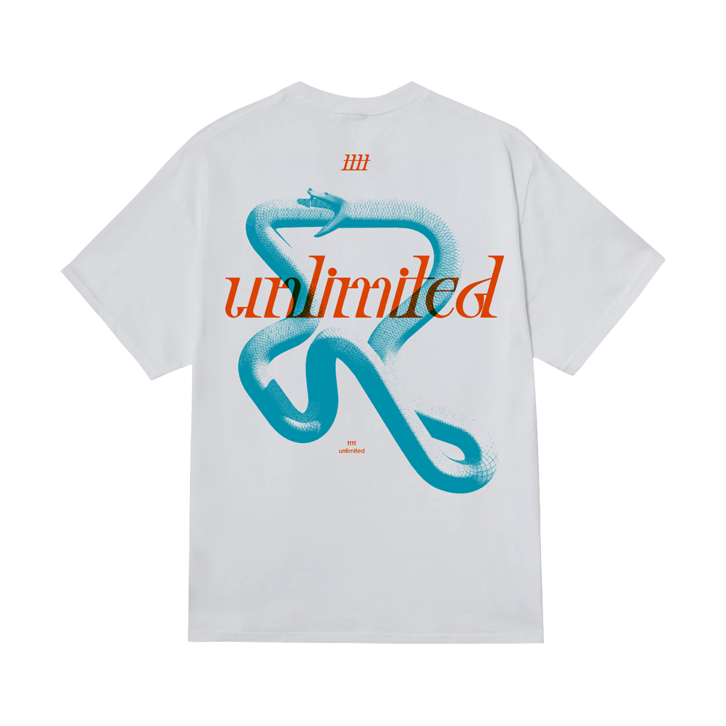 TTTT UNLIMITED SNAKE T-SHIRT WHITE