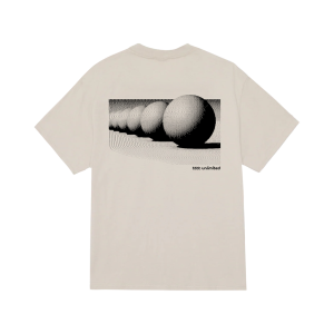 TTTT UNLIMITED SPHERES T-SHIRT OFF WHITE