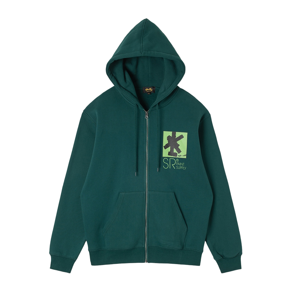 Stan RayBRUSH SQUARES ZIP HOOD