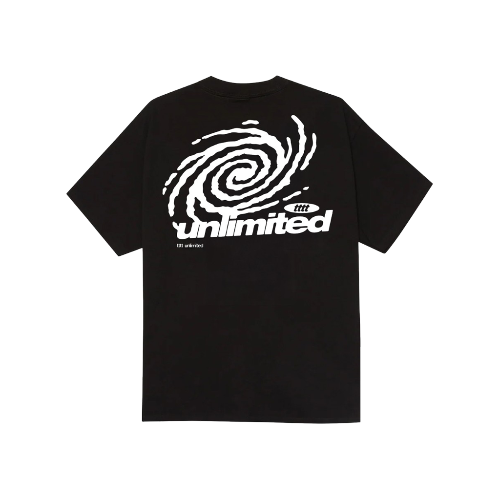 TTTT UNLIMITED SWIRL T-SHIRT BLACK
