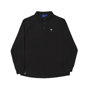 HÉLAS CLASSIC PIQUE LS POLO BLACK