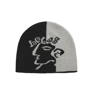HÉLAS DIEU GREC BEANIE BLACK/GREY