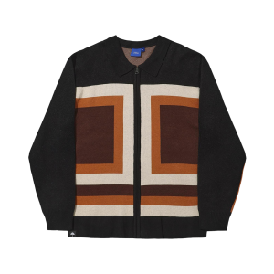 HÉLAS NILE ZIPPED KNIT POLO MULTICO