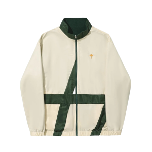 HÉLAS REVERSO FLEECE SPORT JACKET OFF WHITE/GREEN