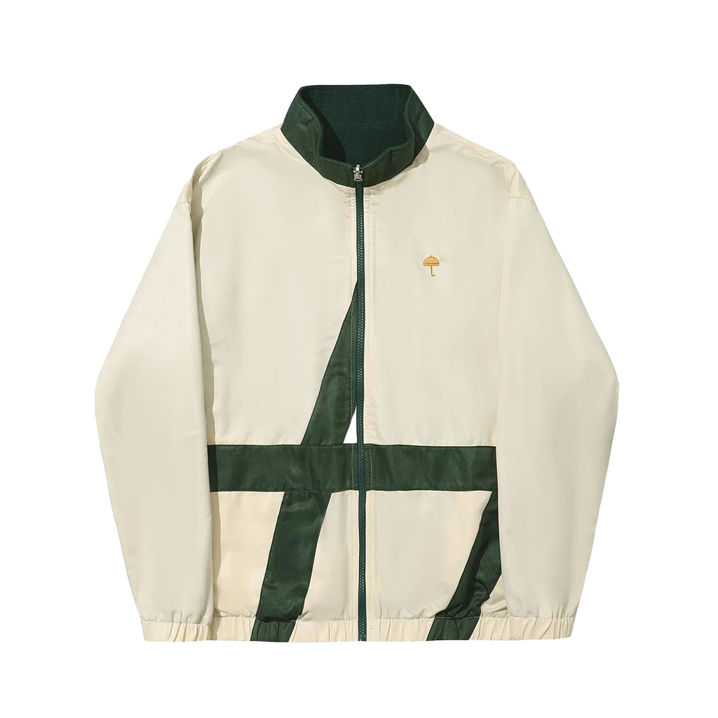 HÉLAS REVERSO FLEECE SPORT JACKET OFF WHITE/GREEN