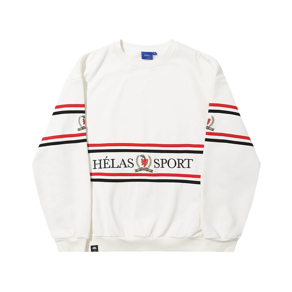 HÉLAS SPORT CREWNECK WHITE
