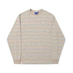 HÉLAS STRIES LS TEE BEIGE STRIPE