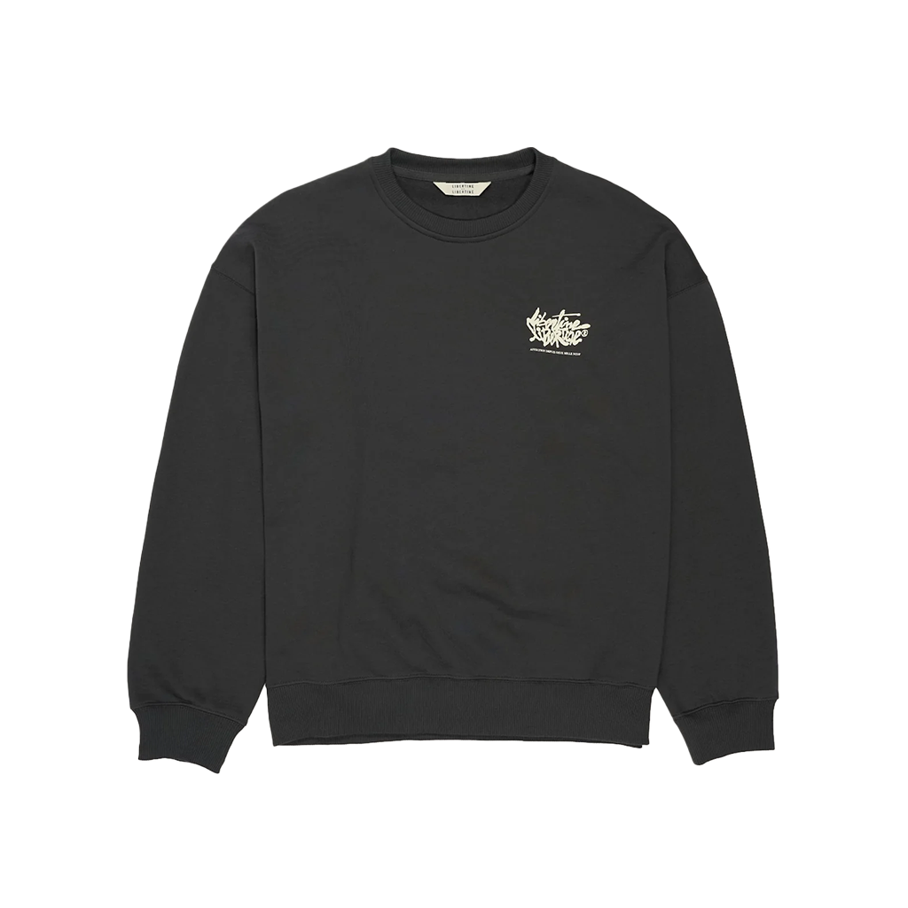 LIBERTINE-LIBERTINE NEW SOCIETY ERA LOGO CHARCOAL