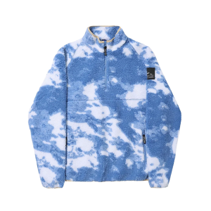 MUNDY FLEECE QUARTER ZIP JACKET BLUE CLOUD