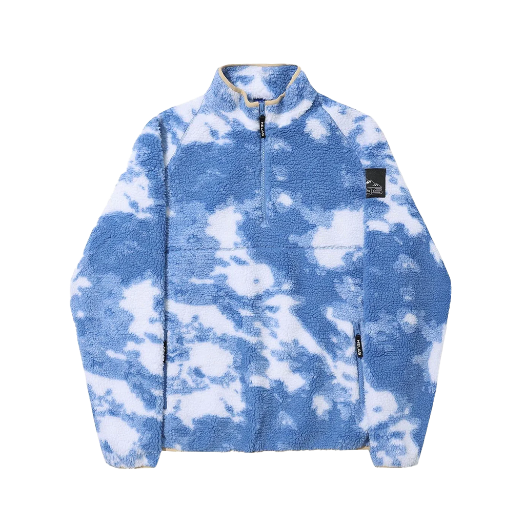 MUNDY FLEECE QUARTER ZIP JACKET BLUE CLOUD