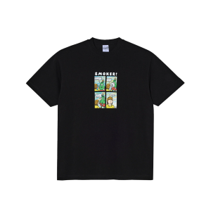 POLAR SMOKER TEE BLACK