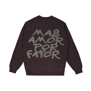 THE LOOSE COMPANY MAS AMOR POR FAVOR SWEATER