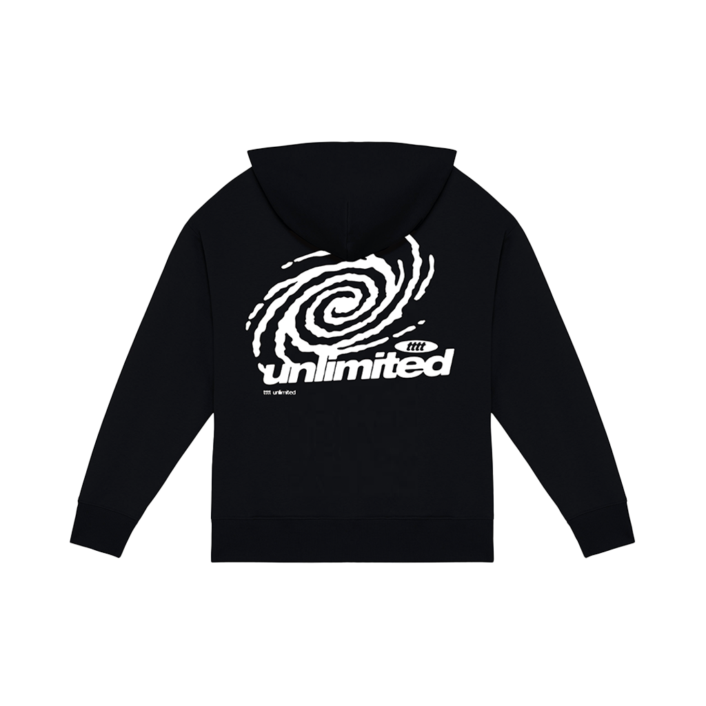 TTTT UNLIMITED SWIRL HOODIE BLACK