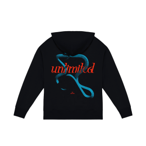 TTTT UNLIMITED SNAKE HOODIE BLACK