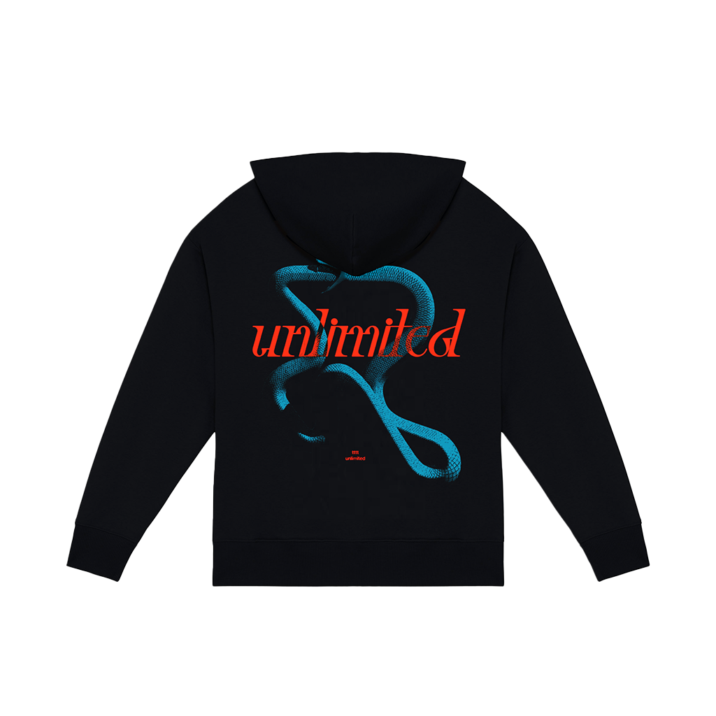 TTTT UNLIMITED SNAKE HOODIE BLACK