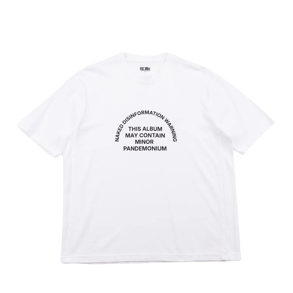 ACMH NAKED DISINFORMATION SHORT SLEEVE T-SHIRT OFF WHITE